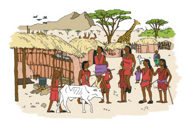 Poblado masái